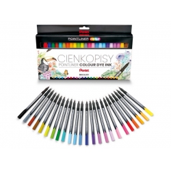 Cienkopis PENTEL S40 komplet 12 sztuk 0,4 mm