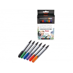 Cienkopis PENTEL S40 komplet 6 sztuk 0,4 mm