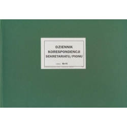 Kn-15 Dziennik korespondencji sekretariatu/pionu,