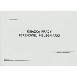 Og-10 Książka pracy terenowej pielęgniarki,