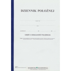 K-1a Dziennik położnej, część II działalność