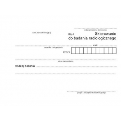 Rtg-4 Skierowanie do badania radiologicznego,