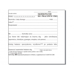 Dp-1 Skierowanie do poradni EKG, papier offsetowy,