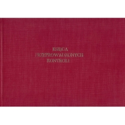 Lp-41 Księga przeprowadzonych kontroli,