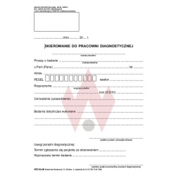 NFZ-6 Skierowanie do pracowni diagnostycznej,