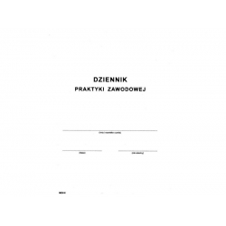 MEN-6 Dziennik praktyki zawodowej,