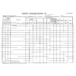 RPGR 3/4 Kartoteka magazynowa