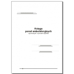 Ks-4 Księga porad ambulatoryjnych,