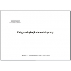 Lp-43 Książka wizytacji stanowisk pracy, papier