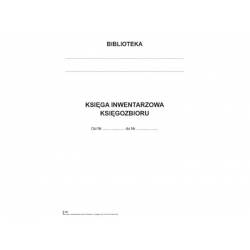 B-123/100 Księga inwentarzowa księgozbioru,
