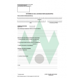 NFZ-5/s Informacja dla lekarza kierującego (1+1),