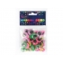 Ozdoba - Ruchome oczy Neon KSOC-008 mix 75 sztuk