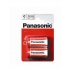 Bateria R-14 PANASONIC Zinc 2 sztuki RED 1,5V
