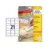 Naklejka AVERY 63,5x38,1 mm (21) usuwalna L6023REV