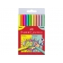 Pisaki FABER CASTELL Grip kpl. 5 Neon + 5 Pastel