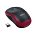 Myszka LOGITECH M185 red, bezprzewodowa optyczna